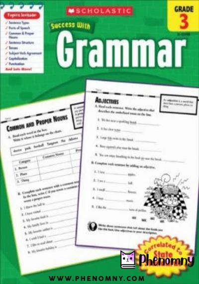 Download Scholastic Success with Grammar Grade 3 PDF or Ebook ePub For Free with Find Popular Books 