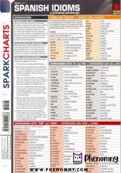 Download Spanish Idioms and Advanced Vocabulary PDF or Ebook ePub For Free with | Phenomny Books