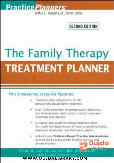 Download The Family Therapy Treatment Planner (PracticePlanners?) PDF or Ebook ePub For Free with Find Popular Books 