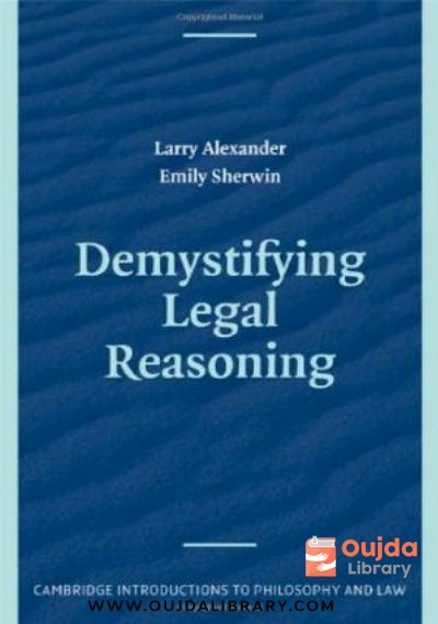 Download Demystifying Legal Reasoning PDF or Ebook ePub For Free with | Oujda Library