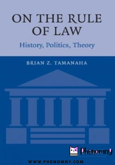 Download On The Rule of Law: History, Politics, Theory PDF or Ebook ePub For Free with Find Popular Books 