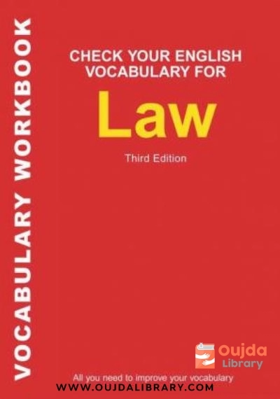 Download Check Your English Vocabulary for Law: All you need to improve your vocabulary PDF or Ebook ePub For Free with | Oujda Library