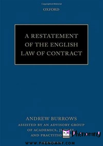 Download A restatement of the English law of contract PDF or Ebook ePub For Free with | Phenomny Books