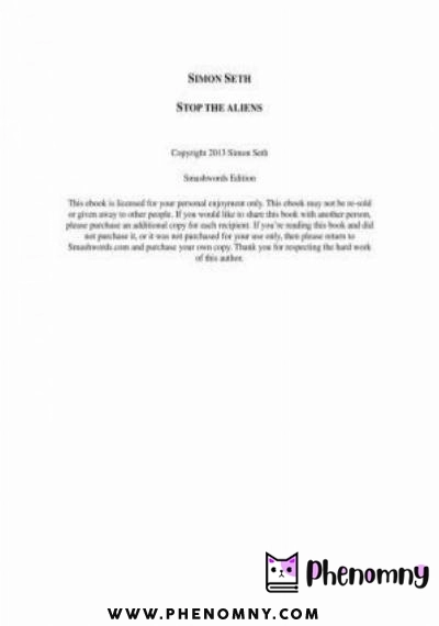 Download Stop the aliens PDF or Ebook ePub For Free with | Phenomny Books