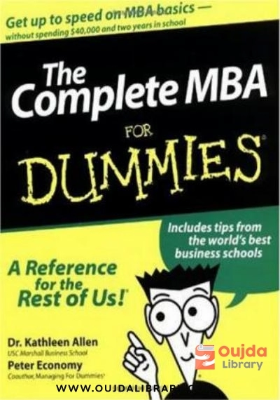 Download Complete MBA For Dummies PDF or Ebook ePub For Free with | Oujda Library