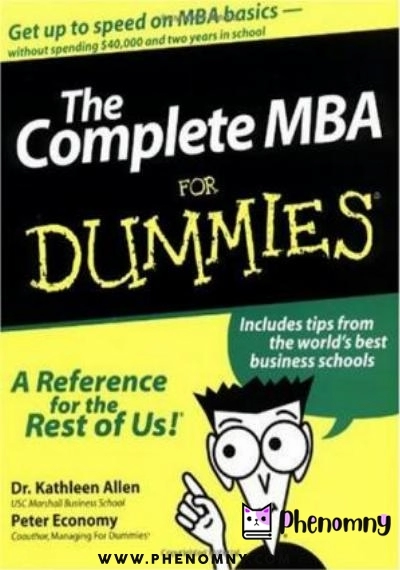 Download Complete MBA For Dummies PDF or Ebook ePub For Free with | Phenomny Books